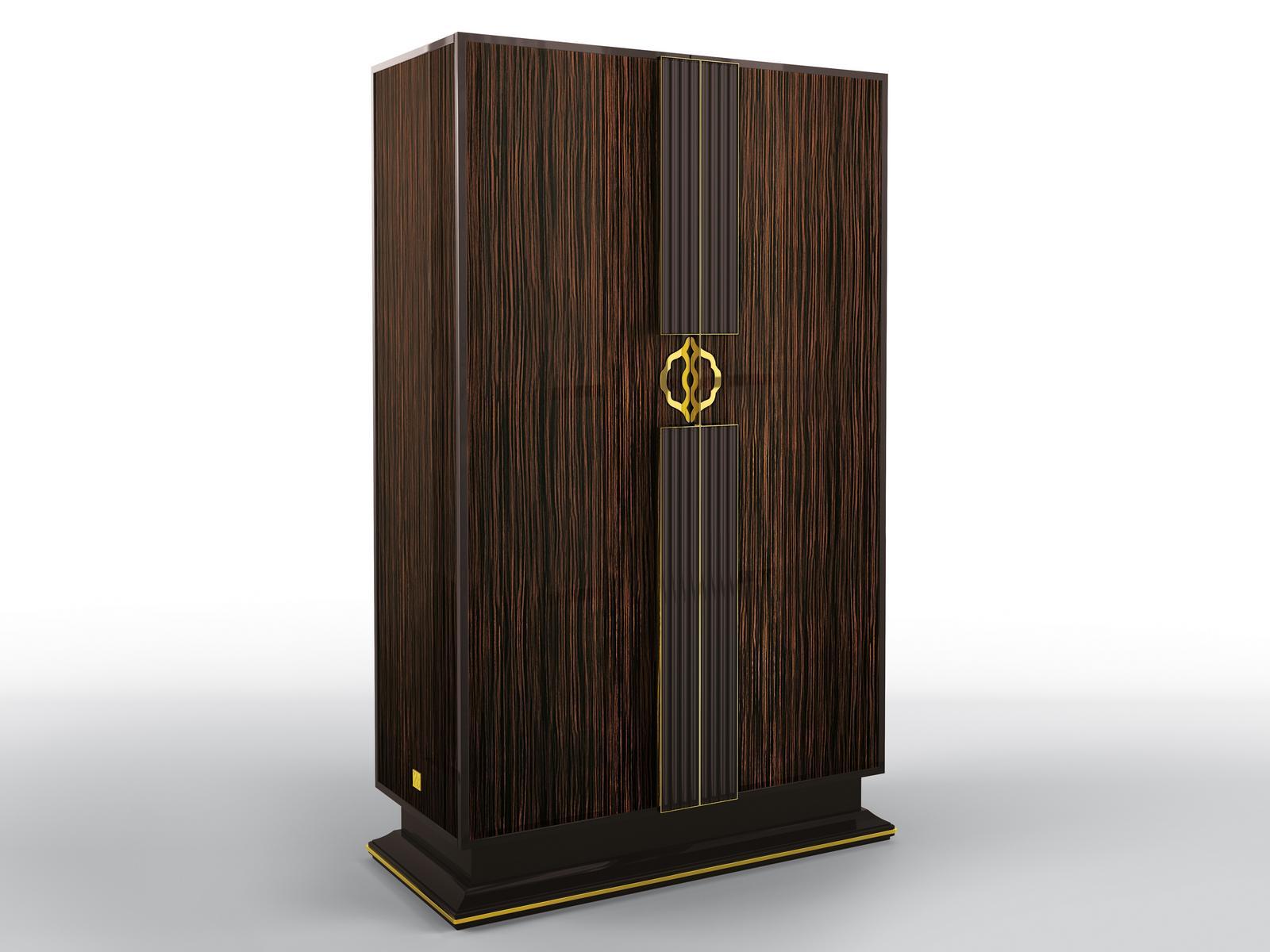 CONCORDE Ebony bar cabinet with integrated lighting