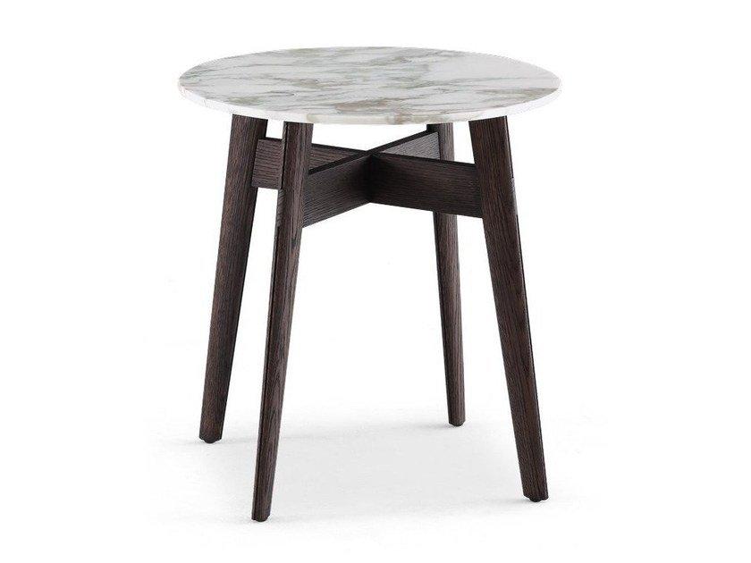 BIGGER Round marble coffee table