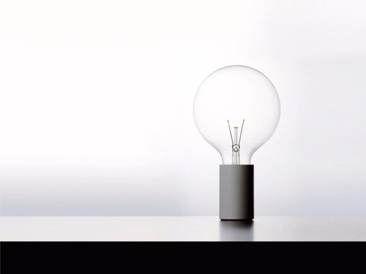 EDI SON Metal table lamp with dimmer