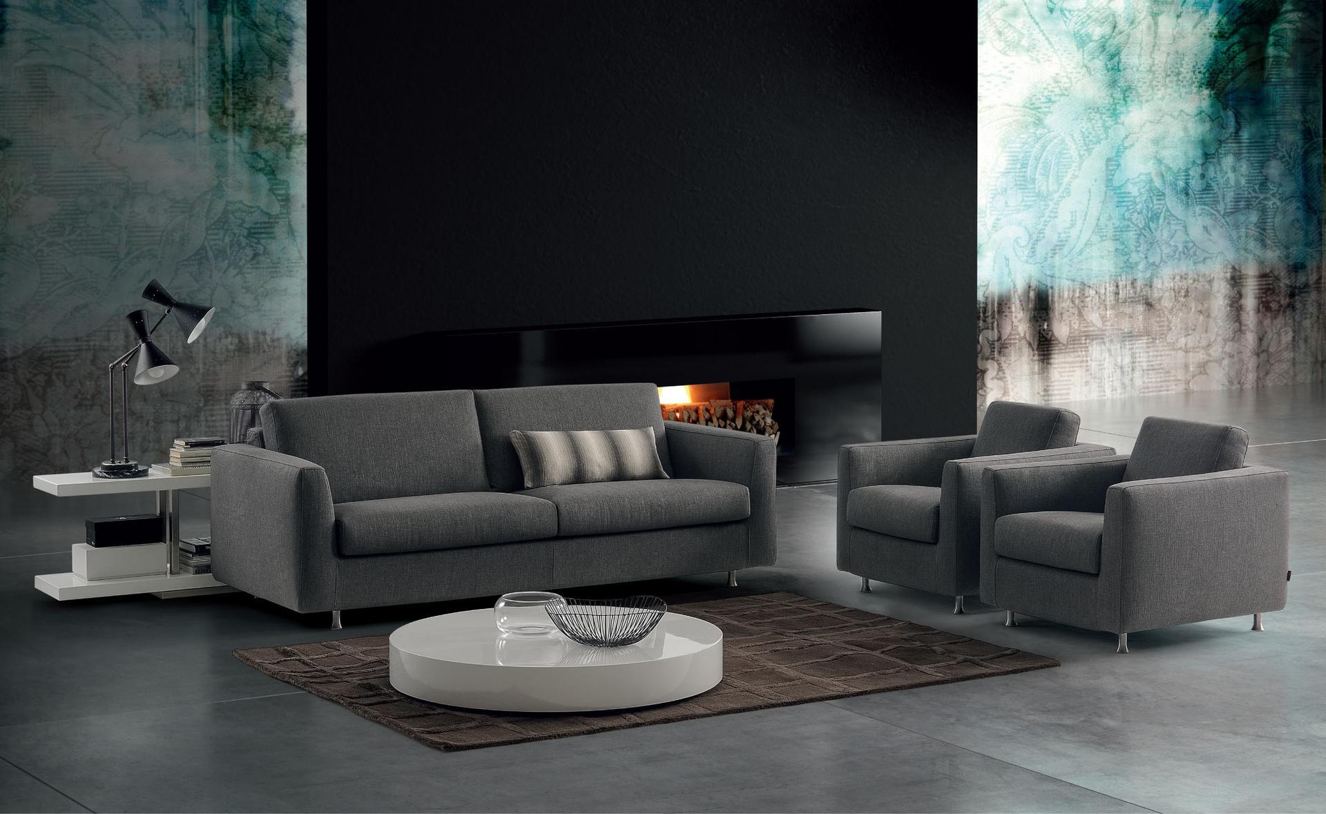 CAMBIO Fabric sofa bed with removable cover