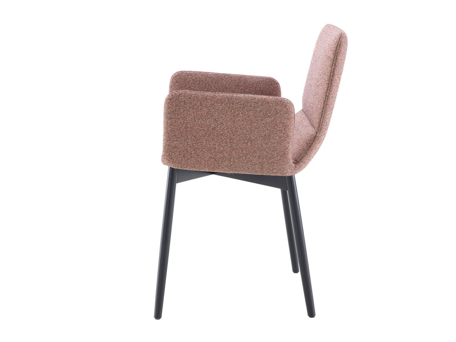 BENDCHAIR Upholstered fabric chair with removable cover with armrests
