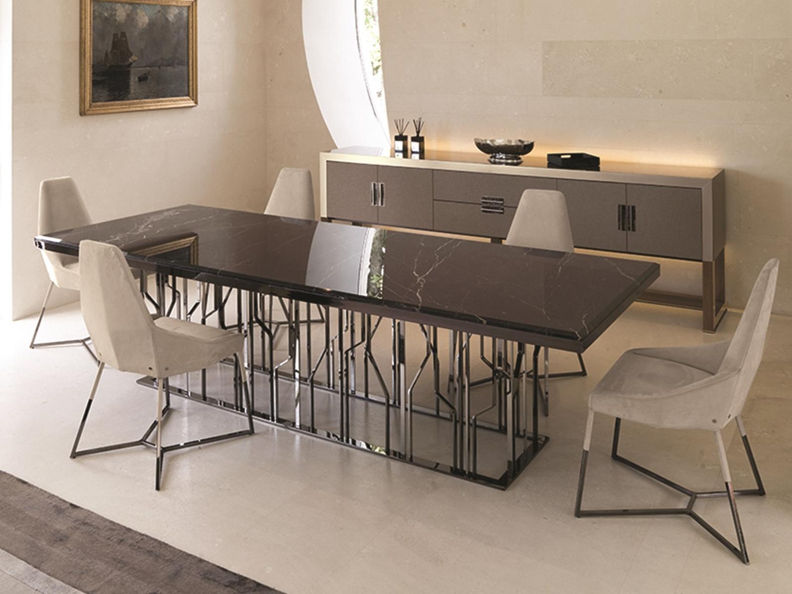 GINZA Rectangular metal table