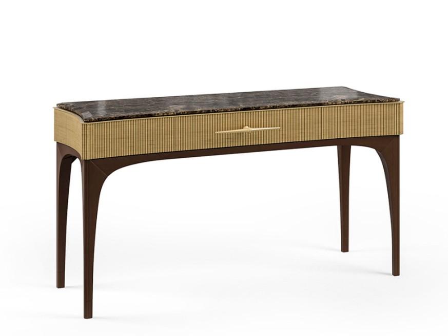 PR.782 Rectangular wooden console table with drawers