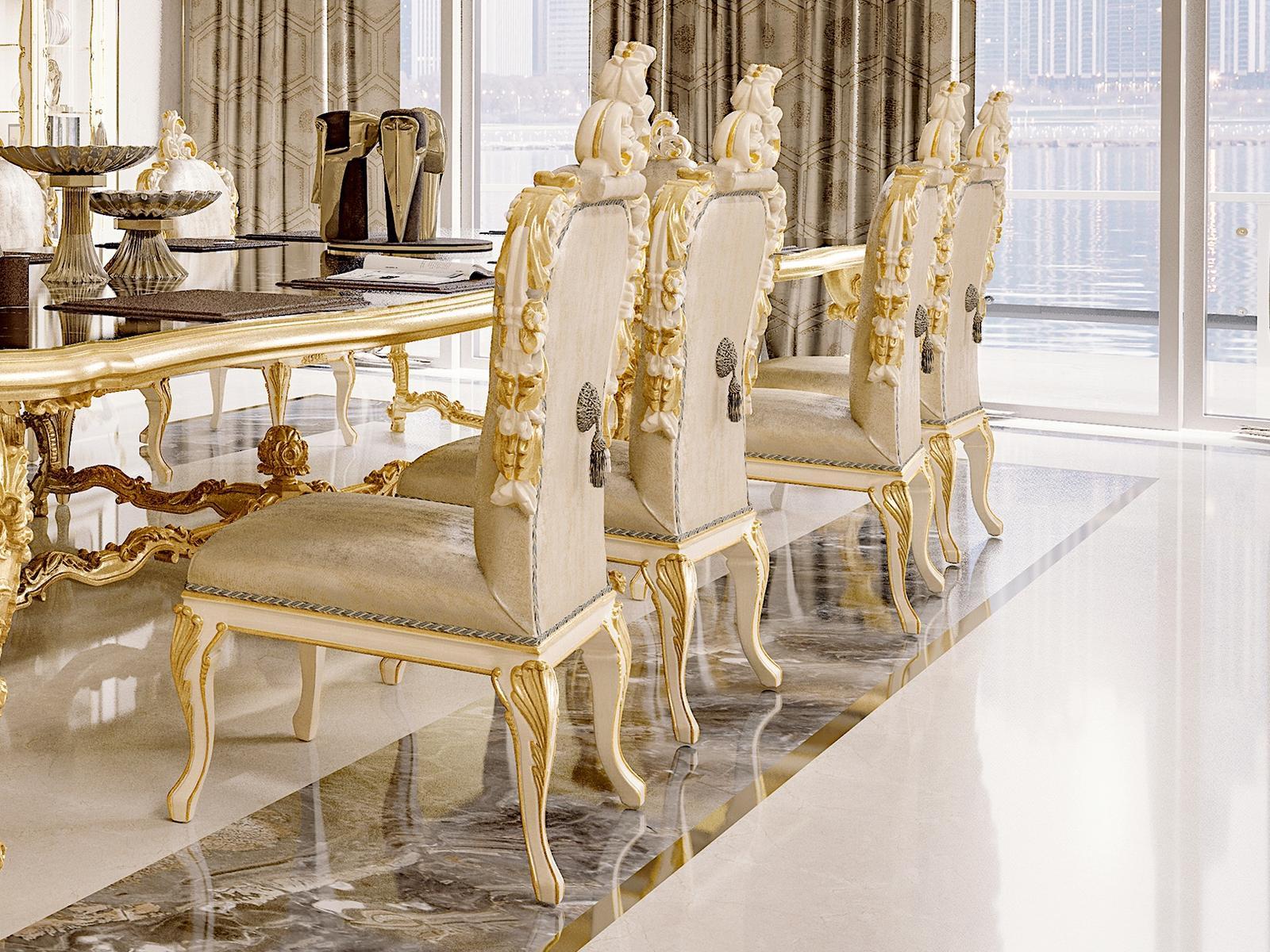 OPERA Upholstered high-back fabric chair