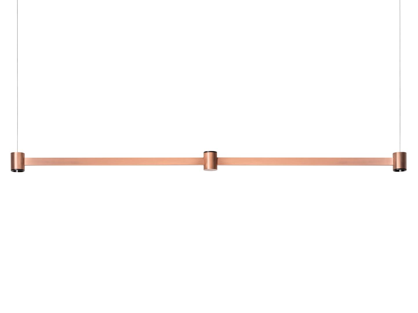ART DIRECT & INDIRECT LED direct-indirect light brass pendant lamp
