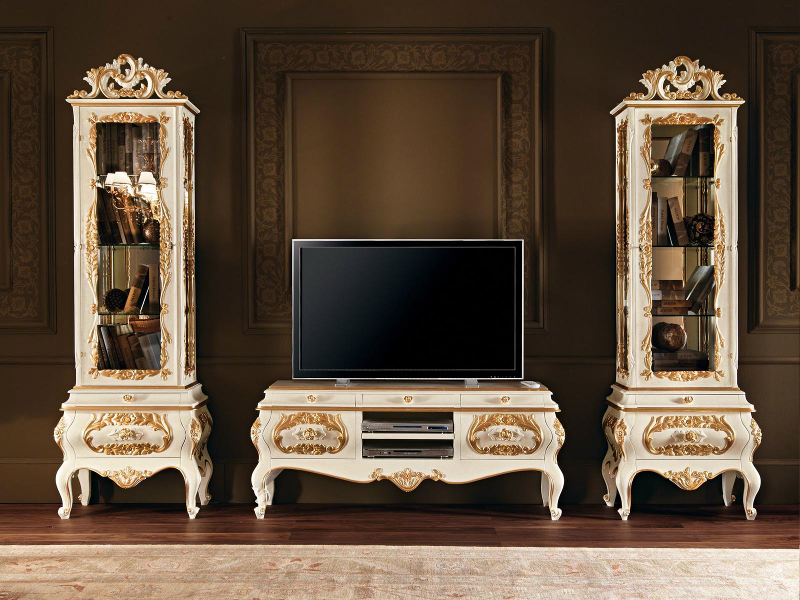 11103 Solid wood display cabinet