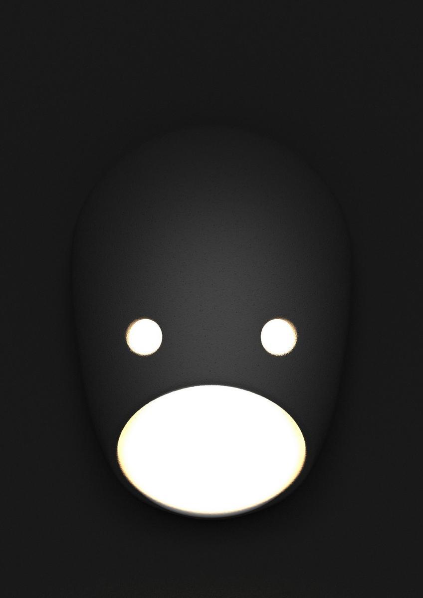 TED LED ceramic wall light