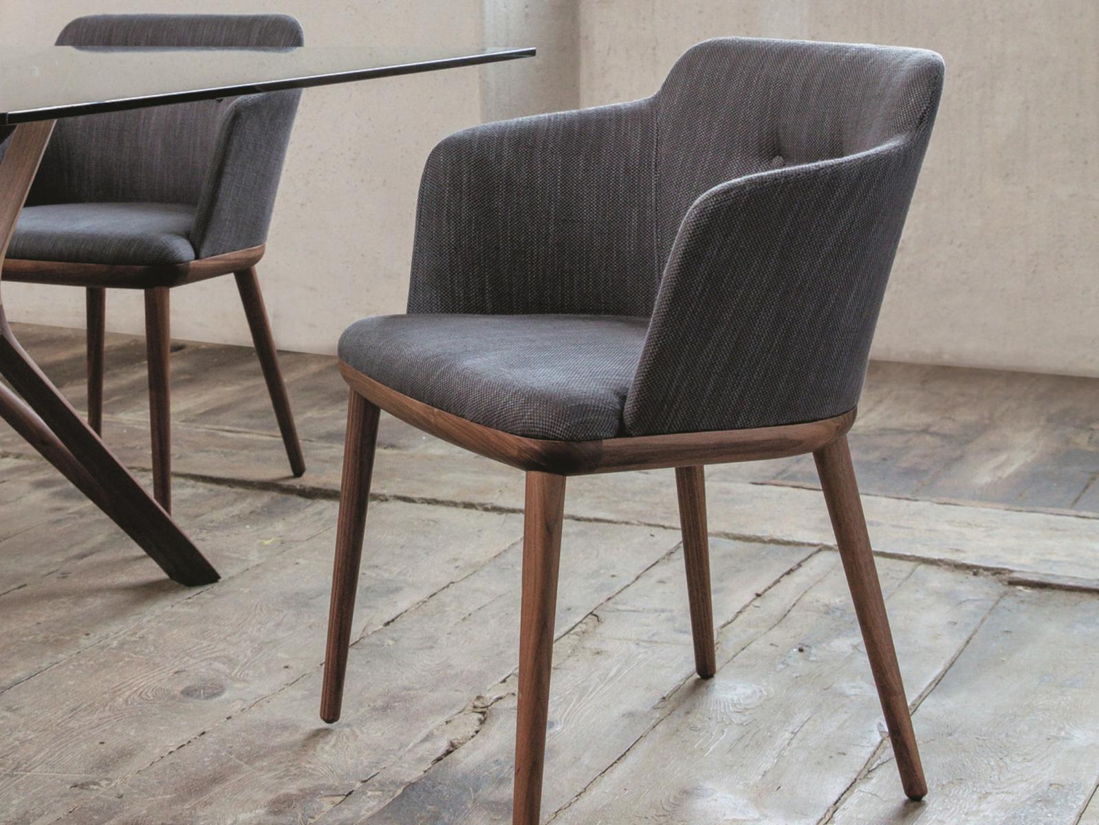 CELINE Fabric chair with armrests