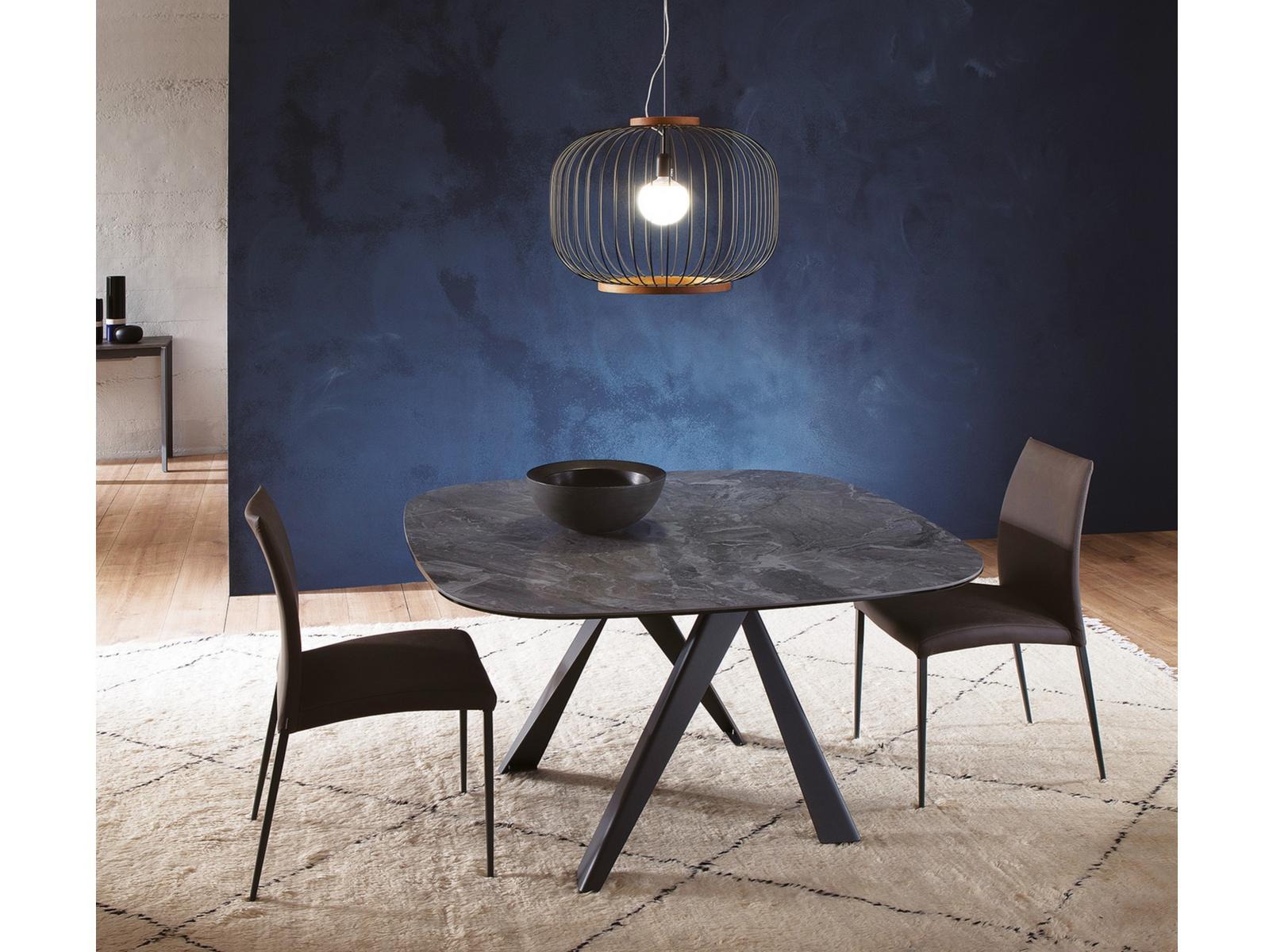 BOMBO Oval crystal living room table