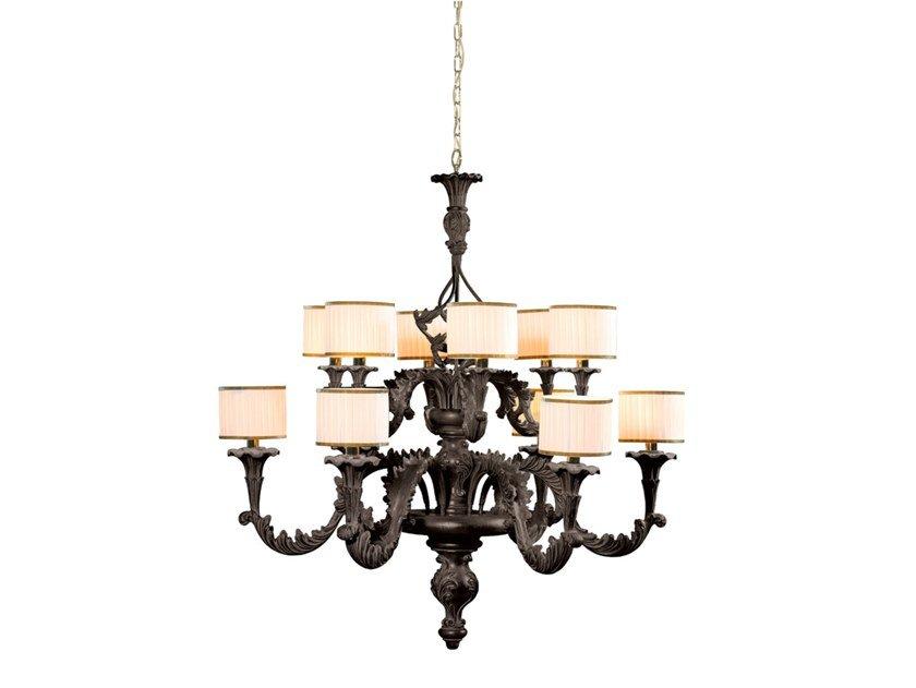 6805 Indirect light wooden chandelier