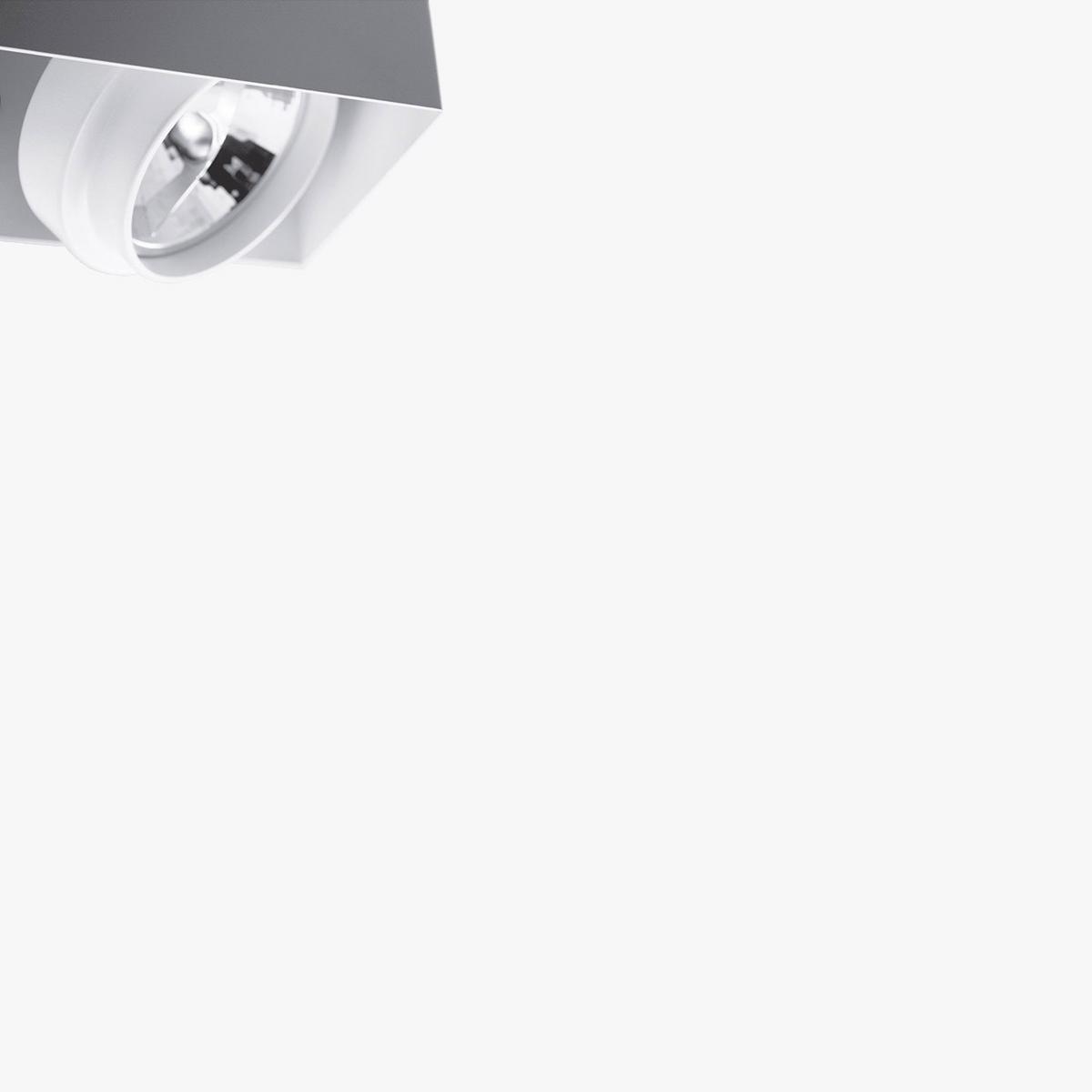 PUNTO PL Adjustable metal ceiling lamp