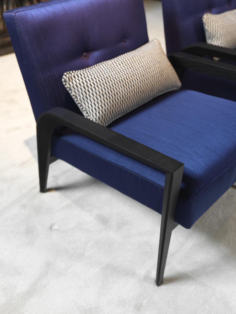 TESEO Ash armchair with armrests