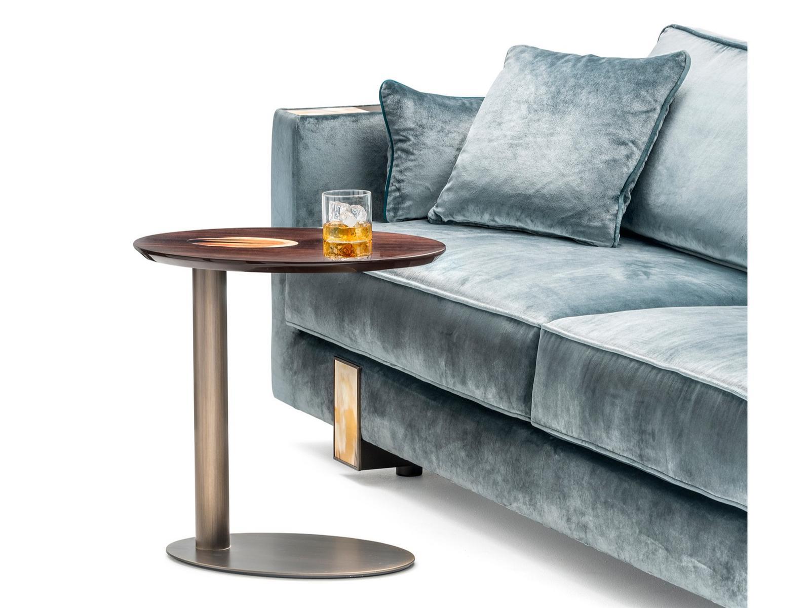KEPLERO 6050 Oval ebony coffee table
