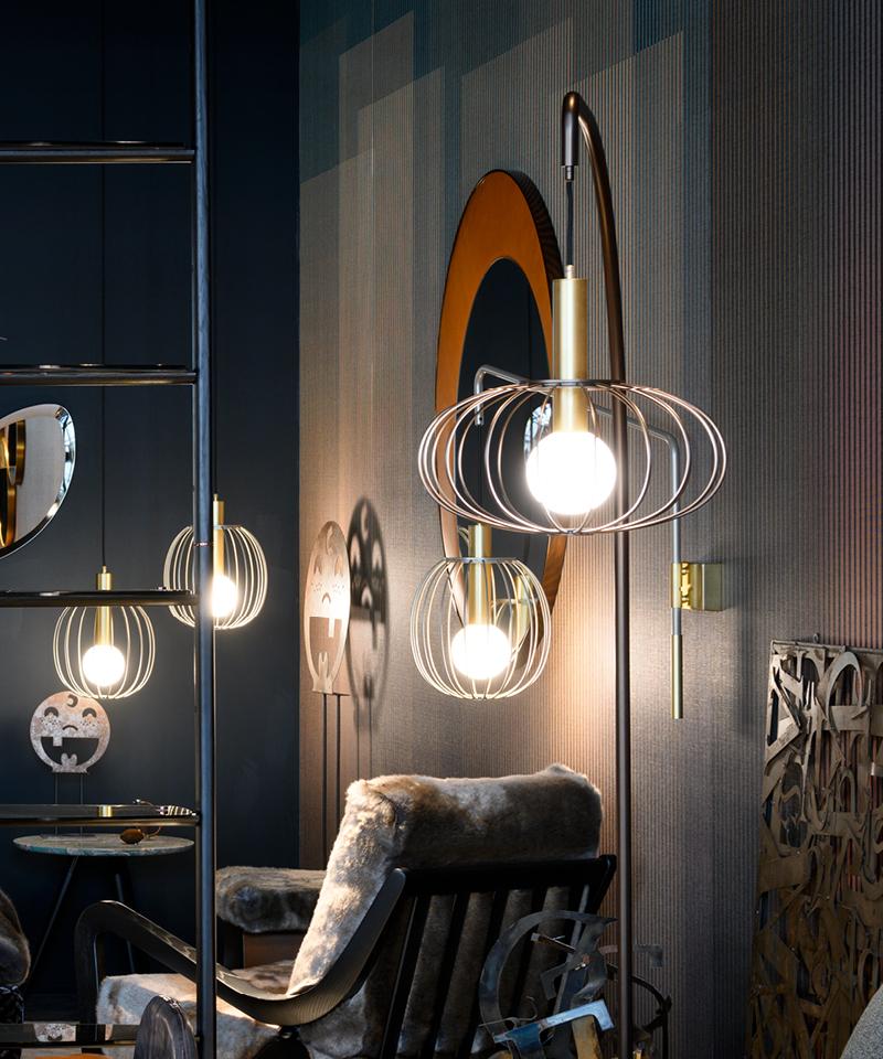 LIRA LED metal floor lamp