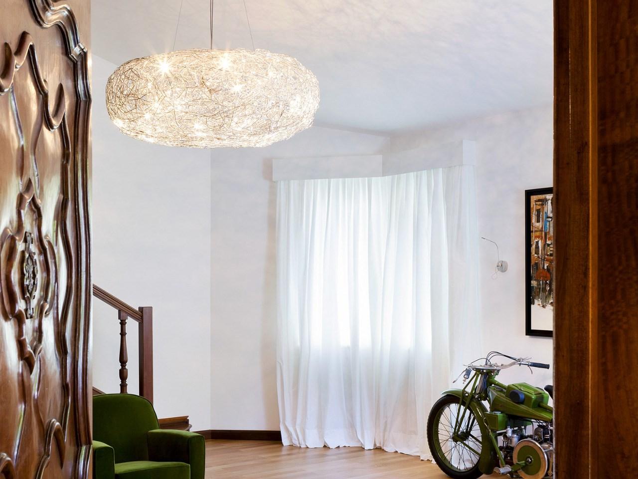 FIL DE FER OVALE LED pendant lamp