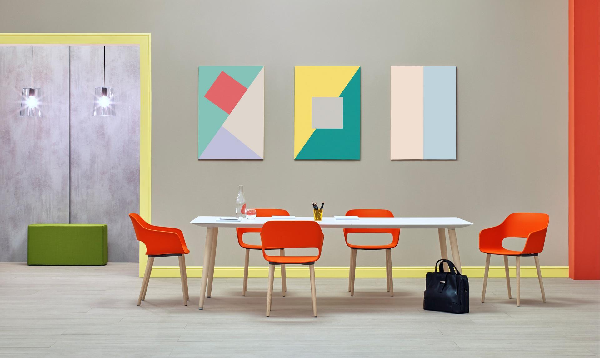 BABILA TBA Rectangular wooden dining table