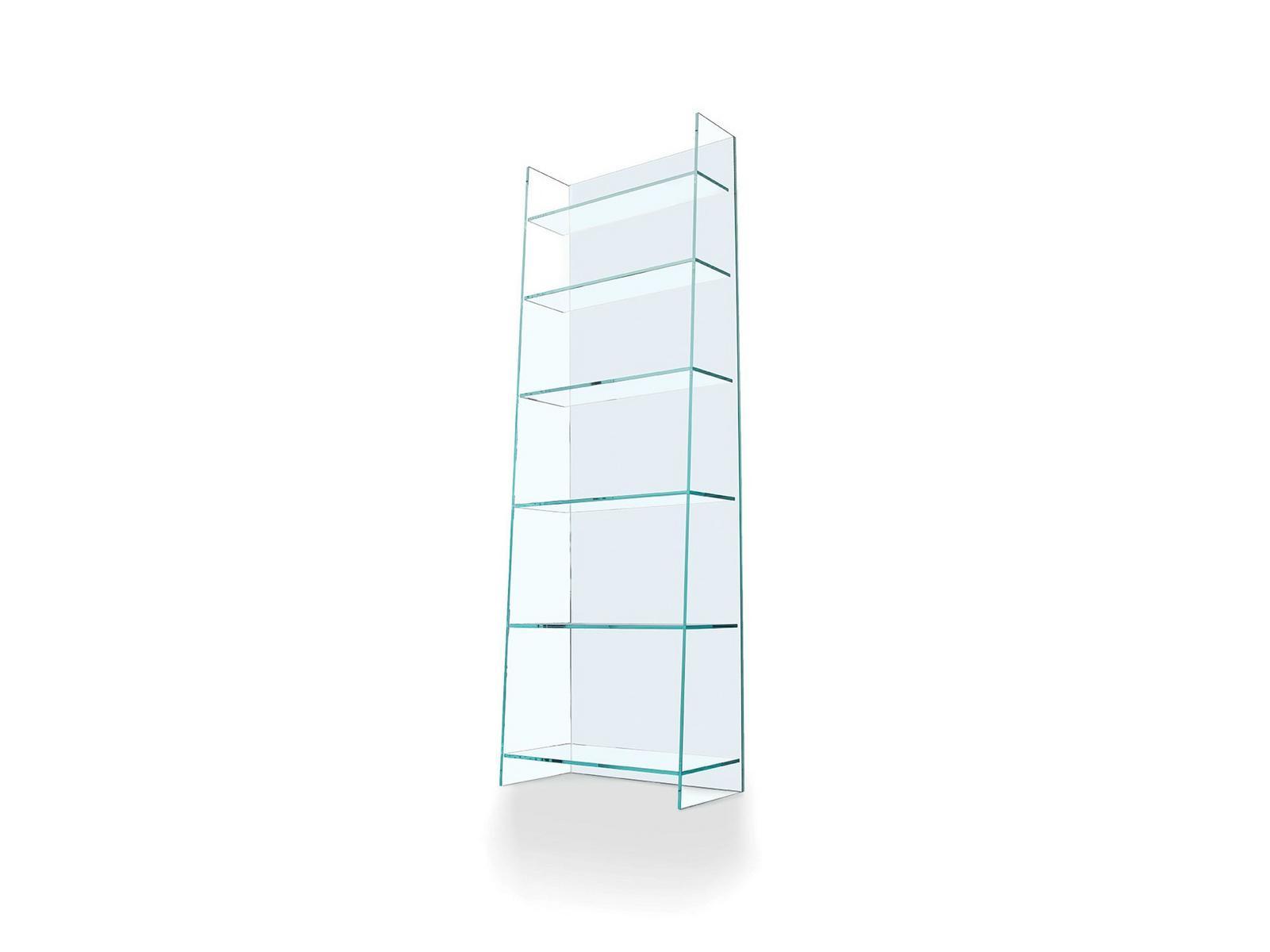 OLYMPIA Freestanding glass bookcase