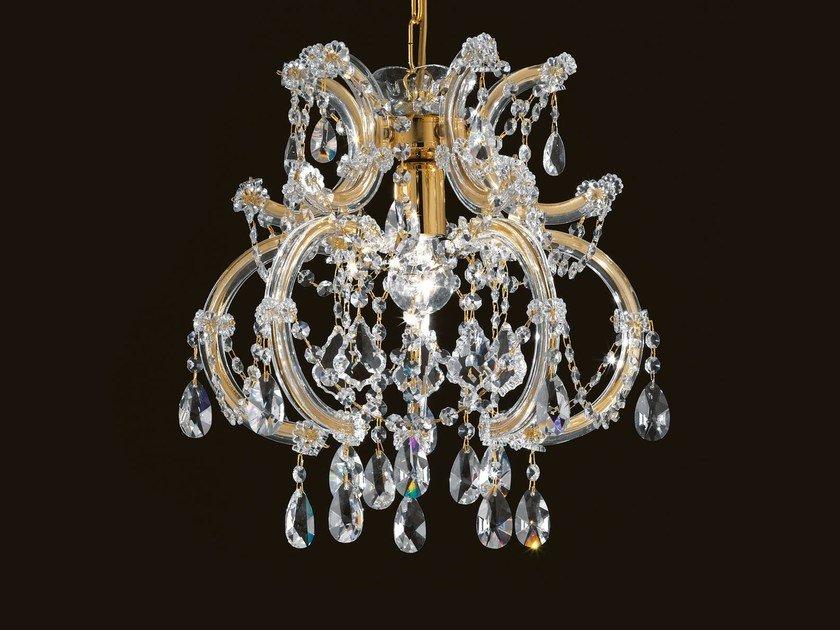 MARIA TERESA VE 956 1 Painted metal chandelier with crystals