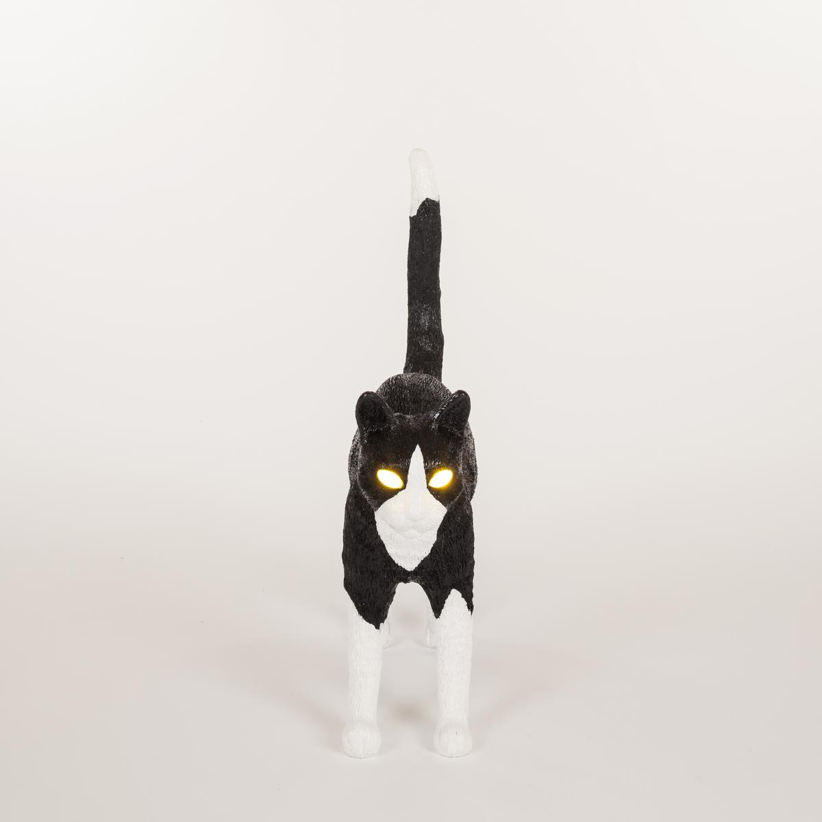 JOBBY THE CAT LED resin table lamp with USB charging