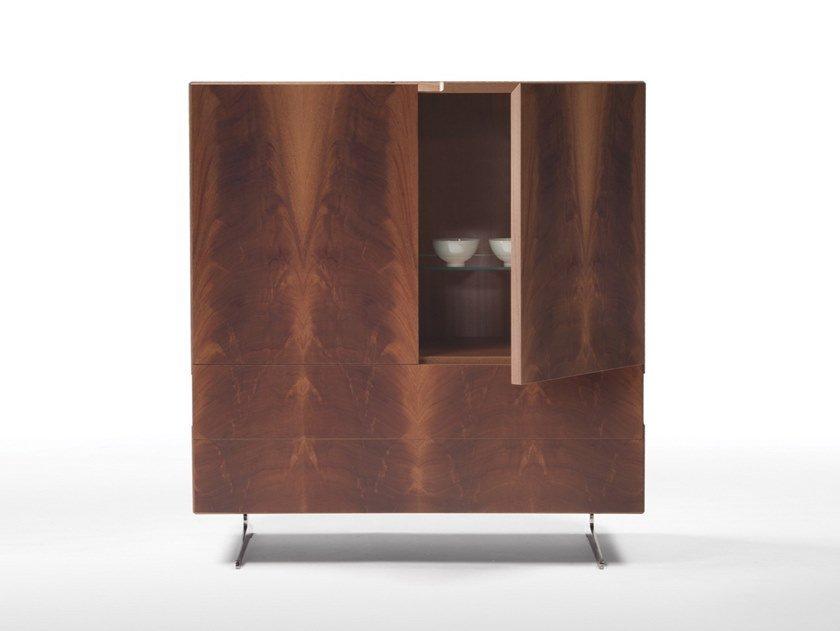 PIUMA Mahogany highboard with doors