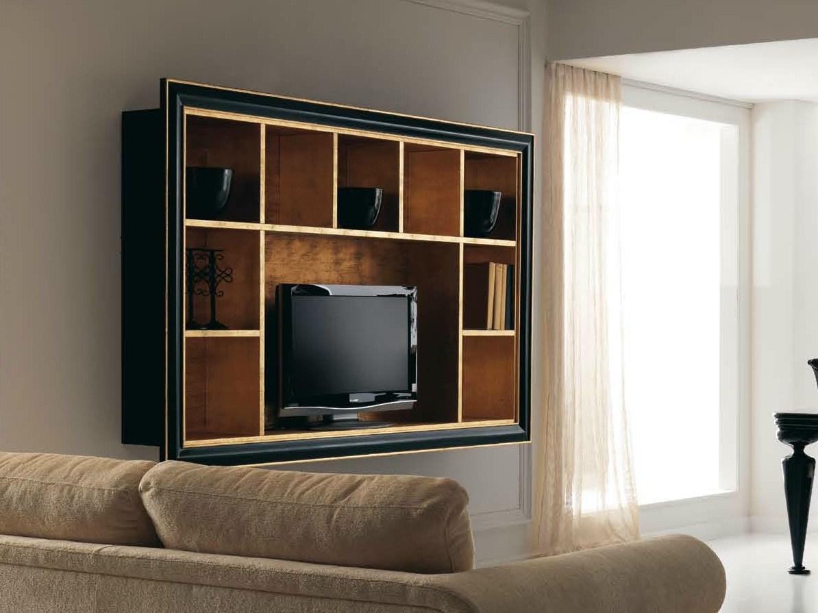 ZOE Wooden TV cabinet with shelves