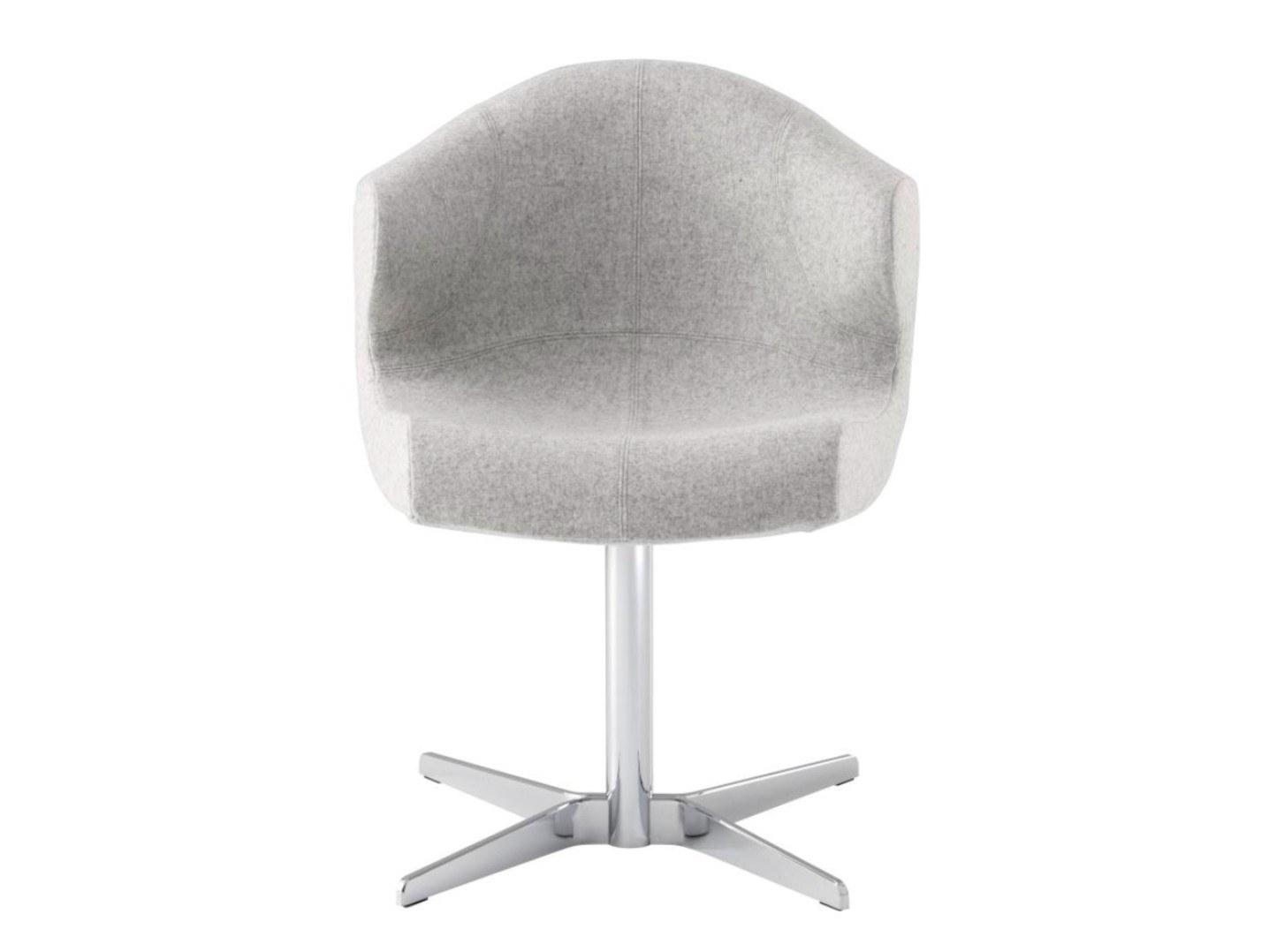 ALSTER Fabric chair with 4-spoke base