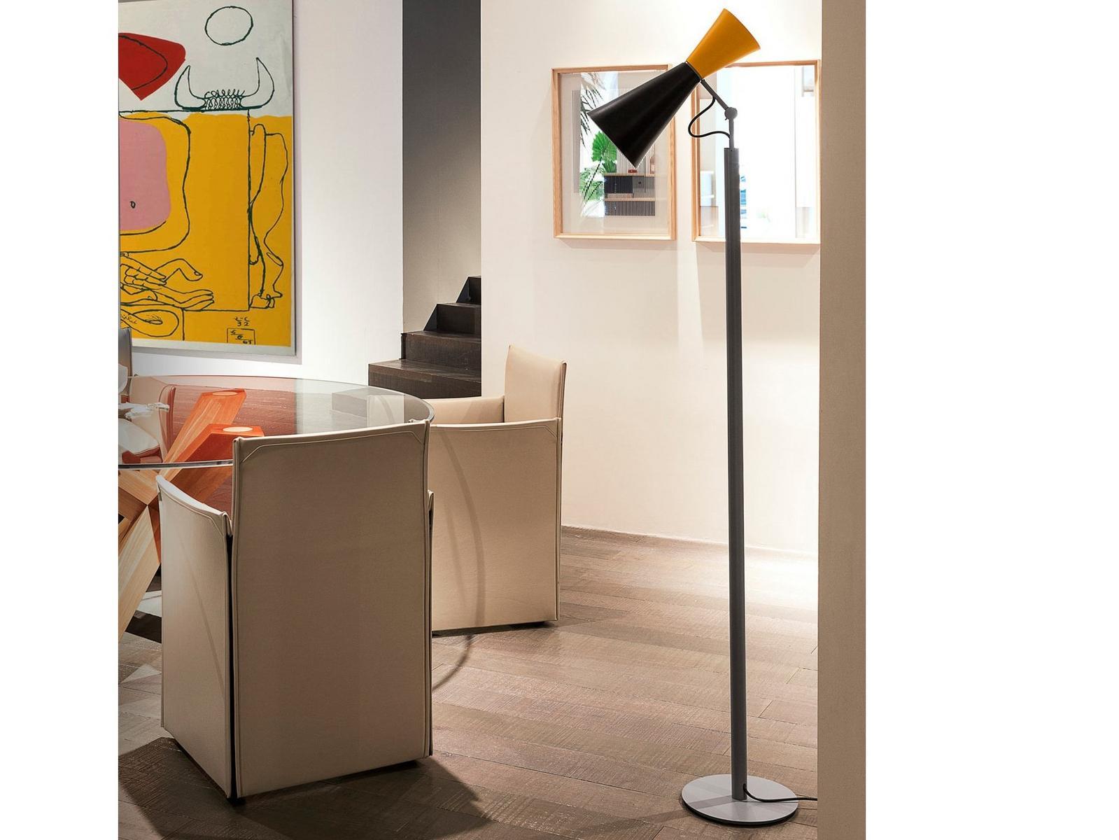 PARLIAMENT Adjustable aluminium floor lamp