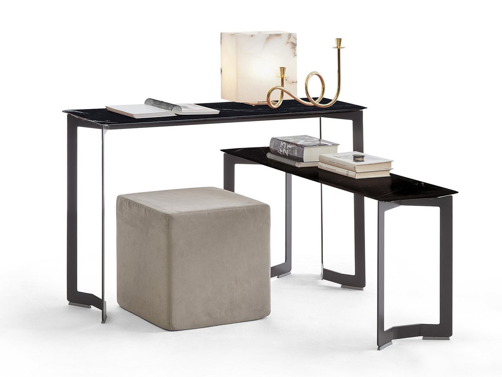 CUBO Square pouf with removable lining