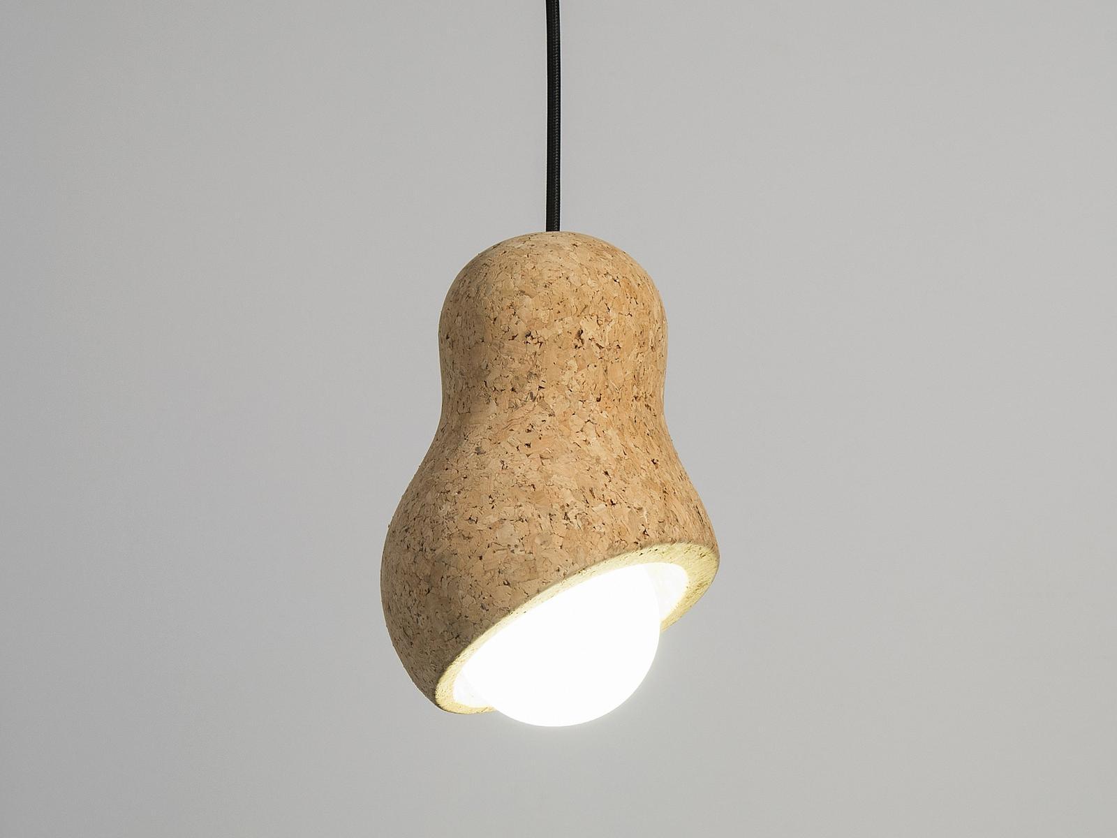 CAPTAIN CORK Direct light cork pendant lamp