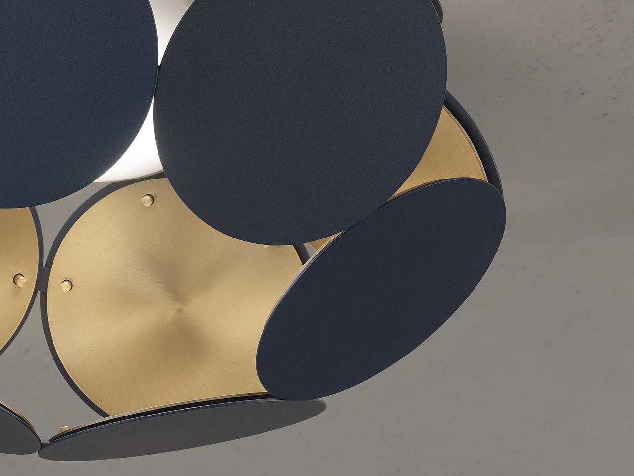 TIMEO S1 R45 LED painted metal pendant lamp