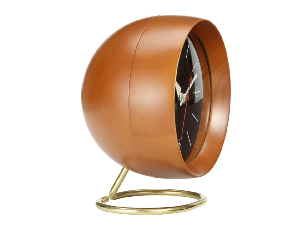 CHRONOPAK Table-top walnut clock