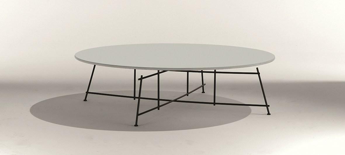 MR. ZHENG Oval wooden coffee table