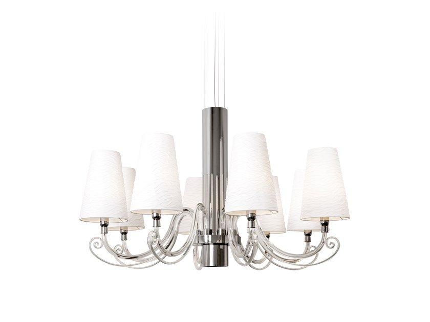 ARABIAN PEARLS H6+1 Direct-indirect light crystal chandelier