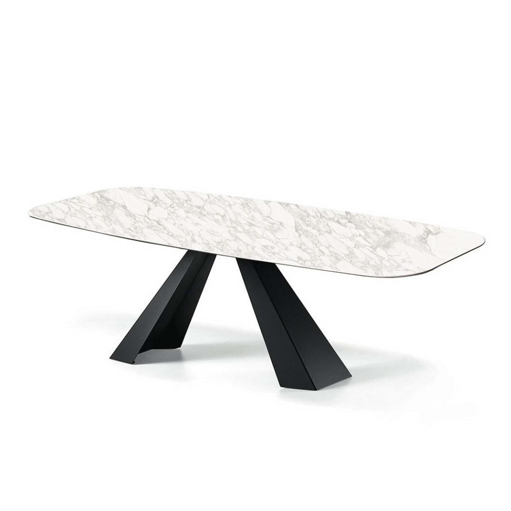 ELIOT KERAMIK Oval ceramic table