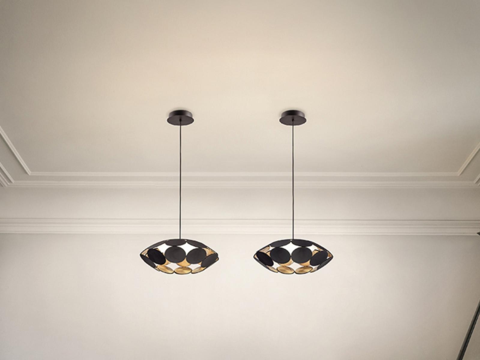 TIMEO S1 R65 LED painted metal pendant lamp