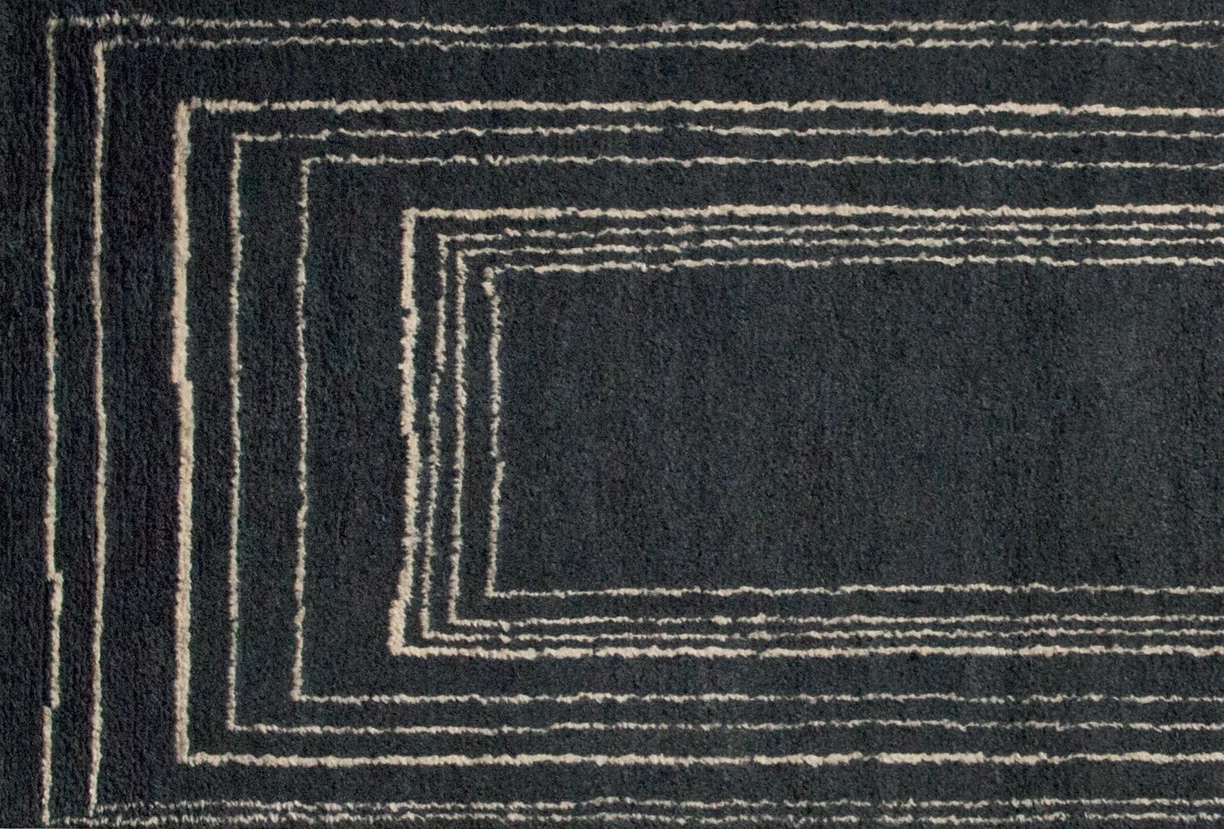 BERBÈRE PATTERN B Patterned handmade wool rug