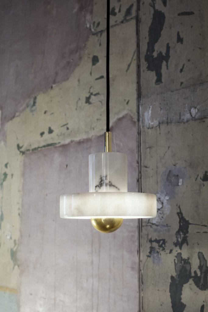 STONE Marble pendant lamp in a contemporary style