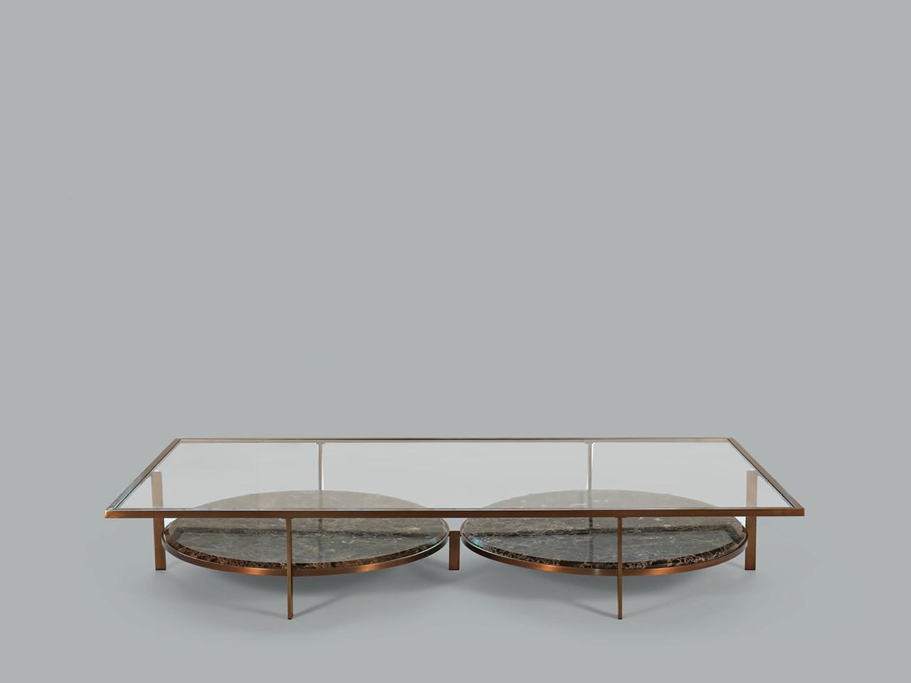 PAUL Square crystal coffee table
