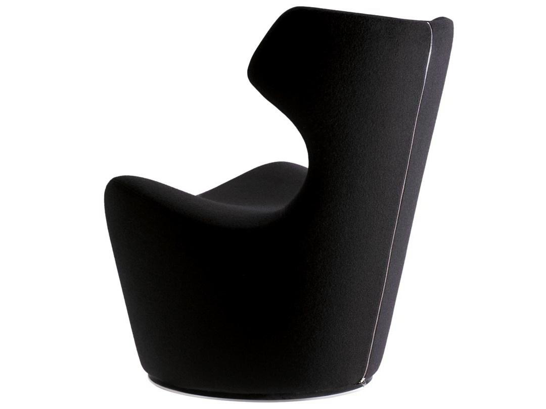 PICCOLA PAPILIO Swivel upholstered armchair