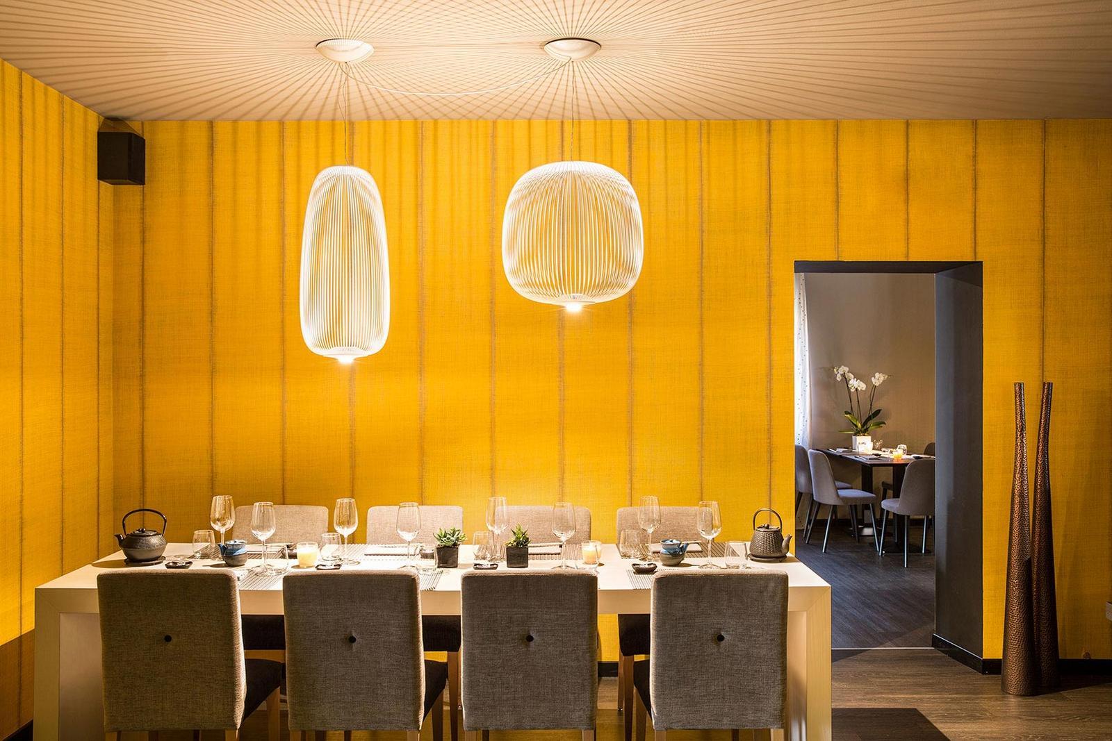 SPOKES Metal pendant lamp