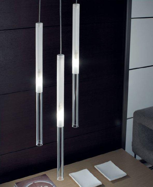CANDLE Glass pendant lamp