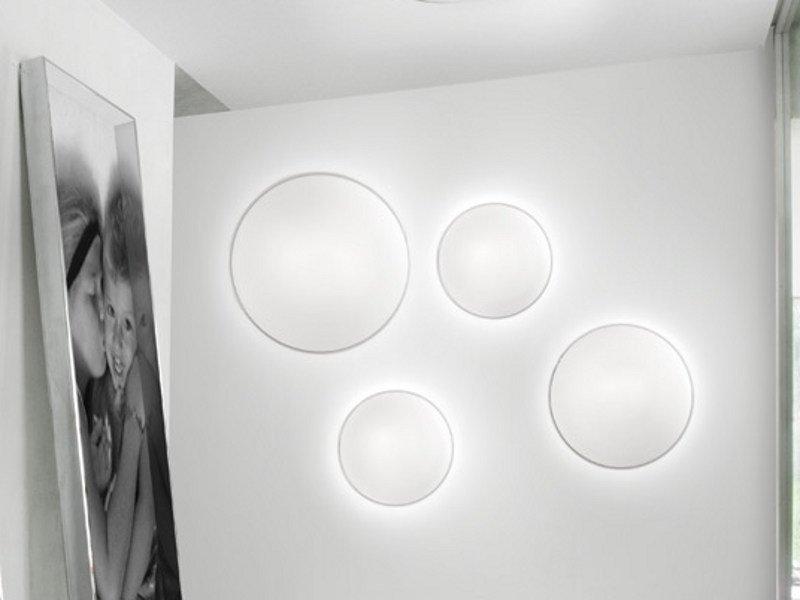 AURORA PP Satin glass wall lamp / ceiling lamp