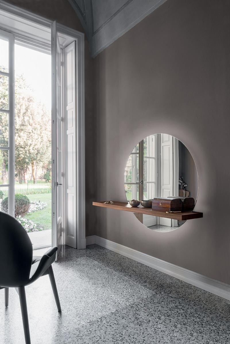 SUNSET Round wall-mounted mirror