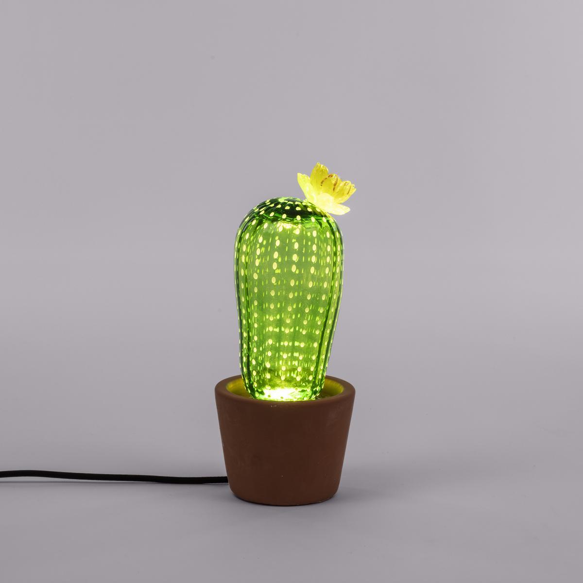 CACTUS SUNRISE Blown glass table lamp / floor lamp