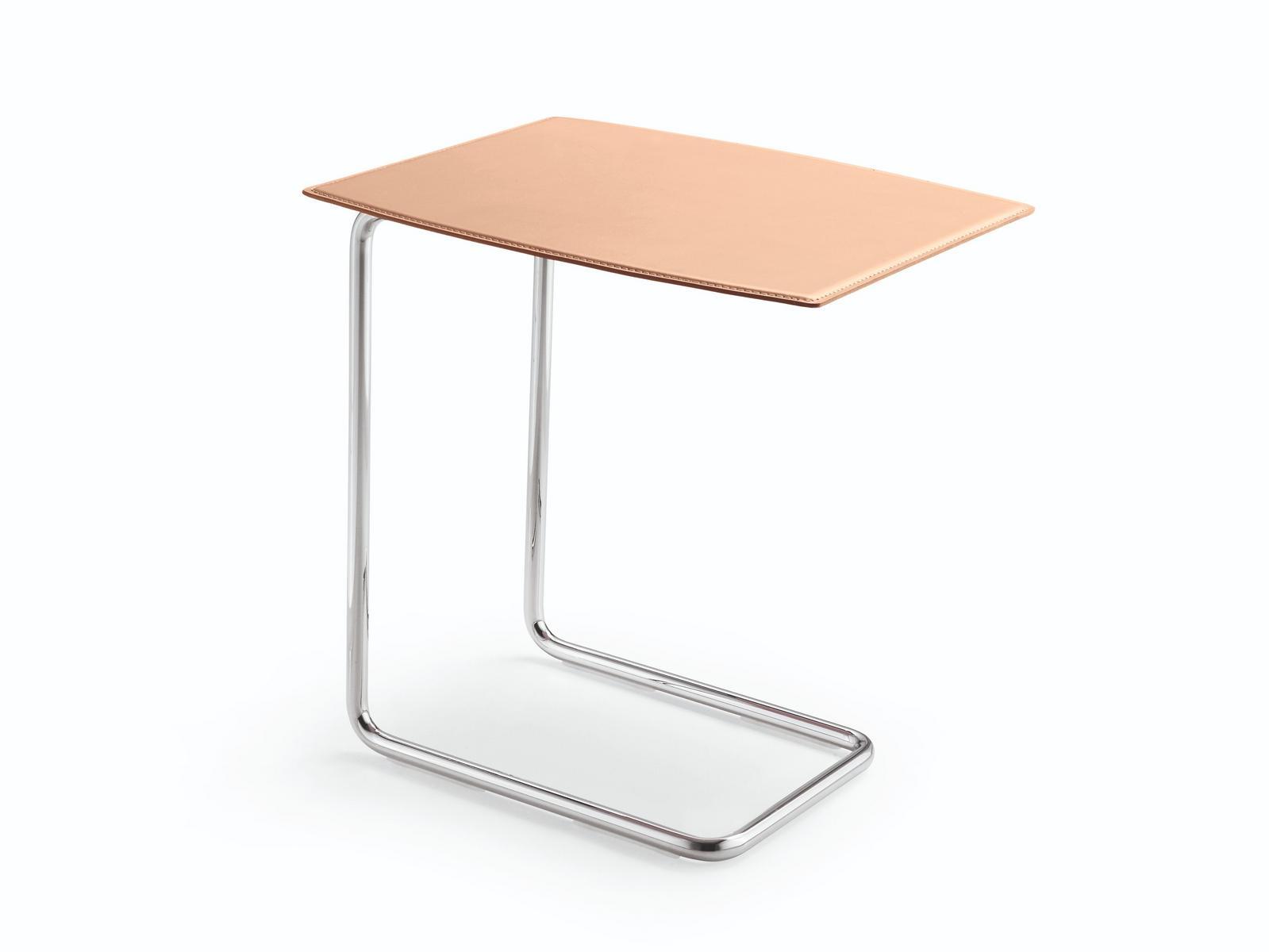 APELLE CT Tanned leather coffee table