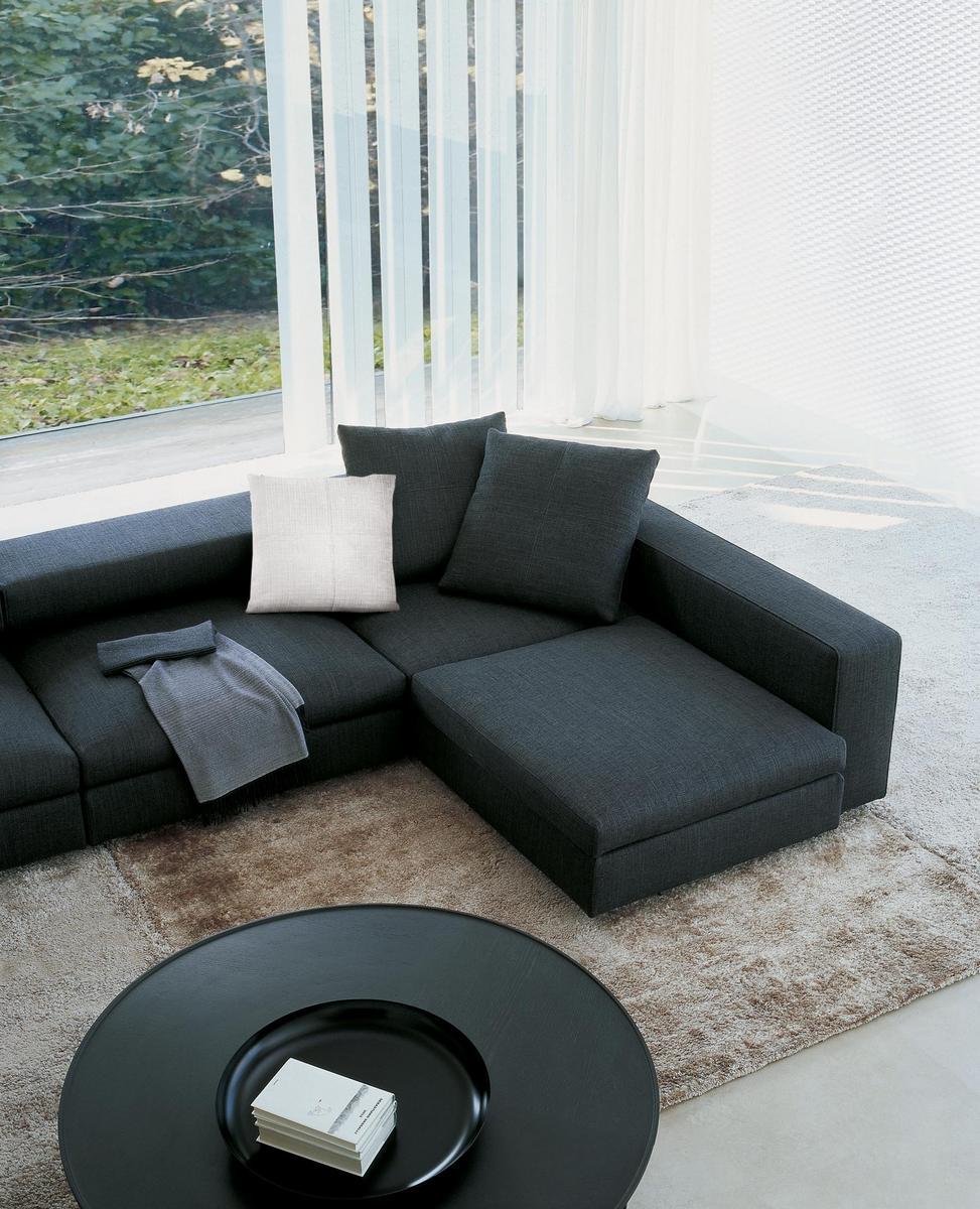 TURNER Sectional recliner fabric sofa