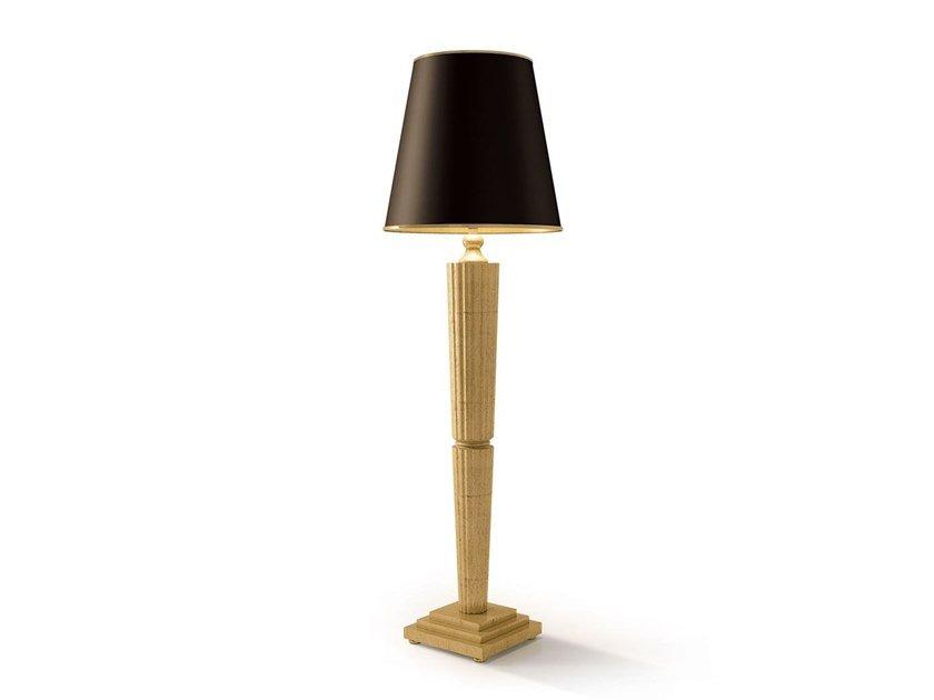 5477 Indirect light wooden floor lamp