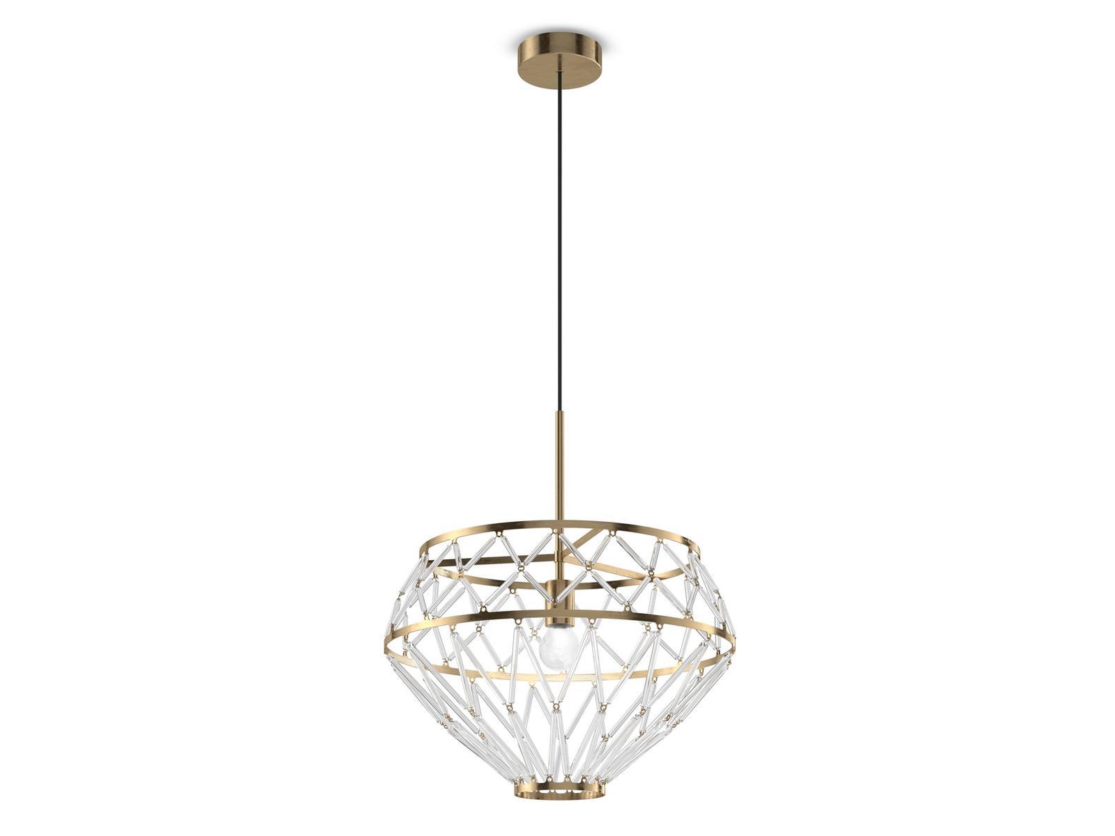 STARNET SP 3 LED direct light glass pendant lamp