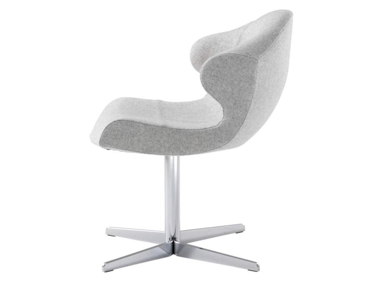 ALSTER Fabric chair with 4-spoke base