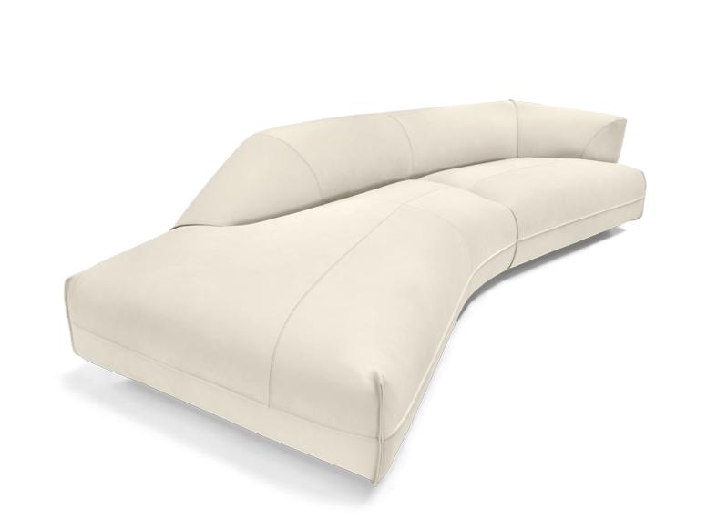 STARMAN Upholstered leather day bed